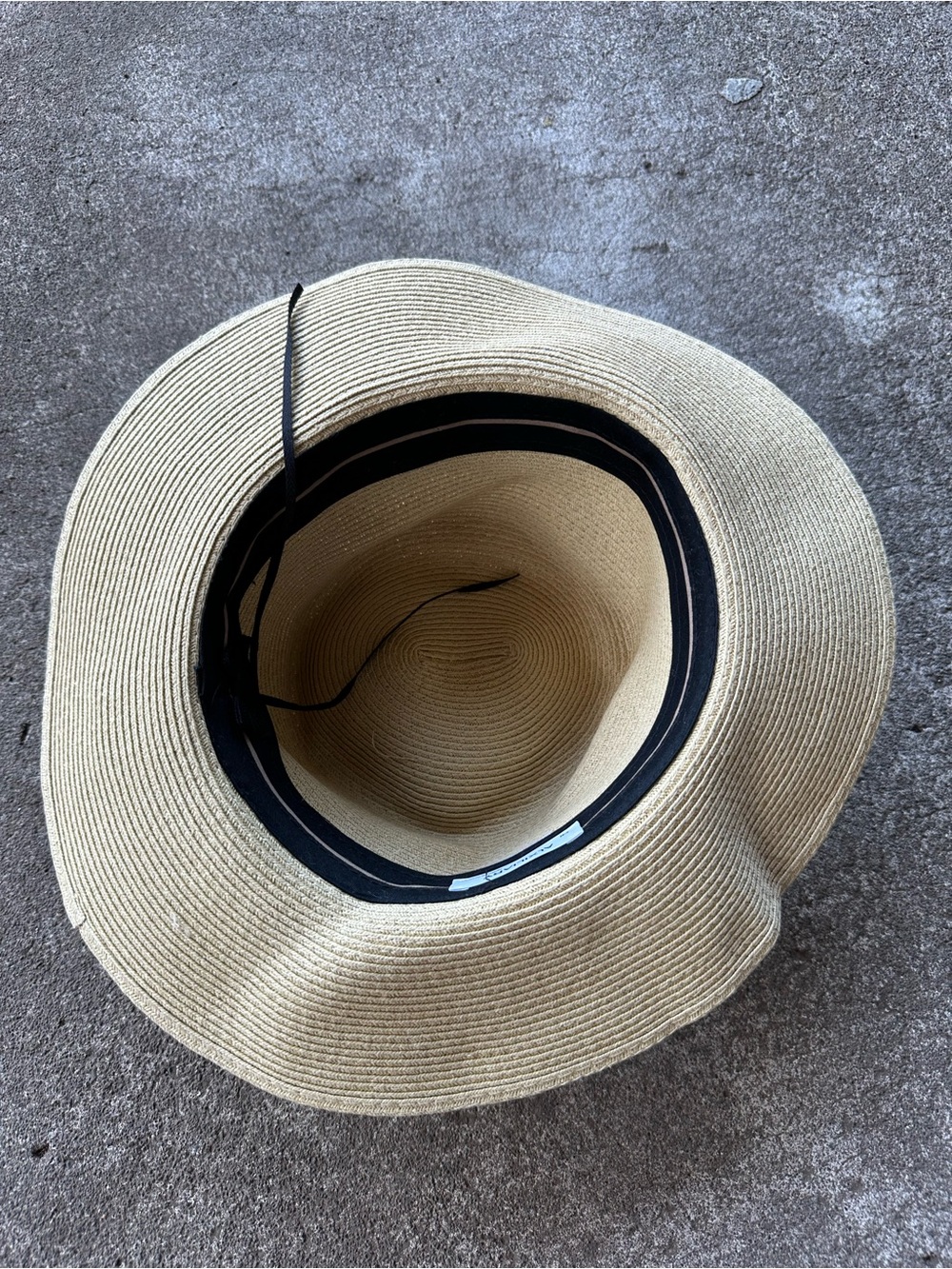 Alxiliary Wide Brim Straw Sun Hat - Picture 3 of 6